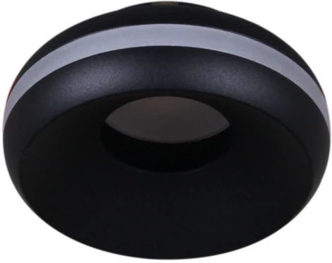 Точечный светильник Reluce 16074-9.5-001QR MR16 BK (220V, круглые)