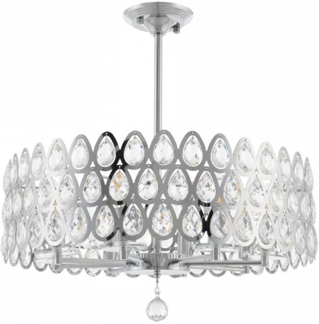 Потолочная люстра хрустальная на штанге Arte Milano Sorrento-1019 371019/8/300/580 CR (220V)