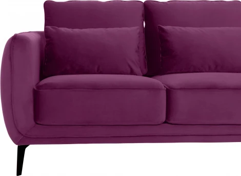Диван Amsterdam двухместный ОГОГО (арт.342696), (Ткань/Фиолетовый)