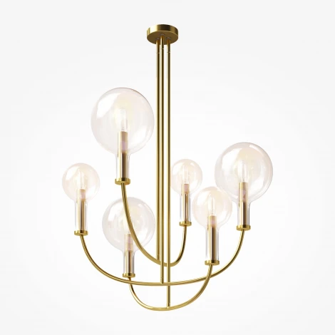 Потолочная люстра на штанге Maytoni Status MOD333PL-06BS (220V, шарики)