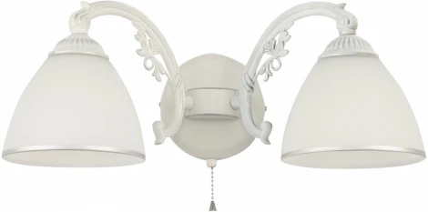 Бра с выключателем Arte Milano AM341837 341837/2W WT+SL (220V)