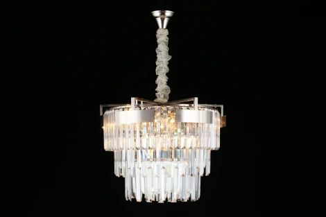 Подвесная люстра каскадная Aployt Mariz APL.813.03.09 (220V, хрусталь, на цепи)