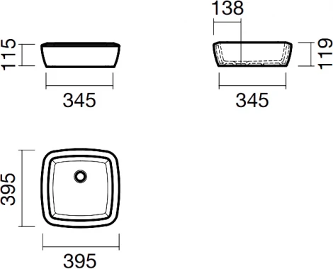Рукомойник Sanitana Up 39