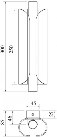 Бра Maytoni Interstellar MOD309WL-L4GR4K