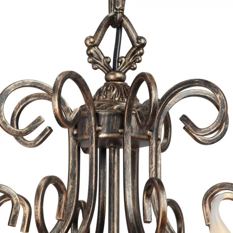 Подвесная люстра V1094-1/8 (220V, шар, под старину)