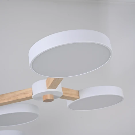 Потолочная люстра на штанге LED TURNA Белый ImperiumLoft Turna-X01 (178304-26, Умный дом, WiFi, голосовое управление)