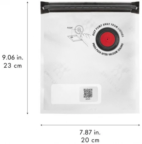 Набор пакетов для вакуумного хранения ZWILLING Fresh&Save, размер S, 10 шт. 36800-120