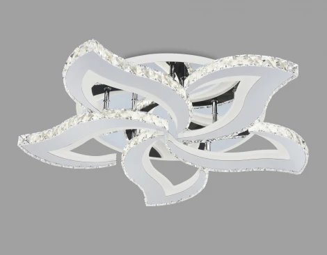 Потолочная люстра с пультом, на штанге, светодиодная Ambrella ACRYLICA FA1723