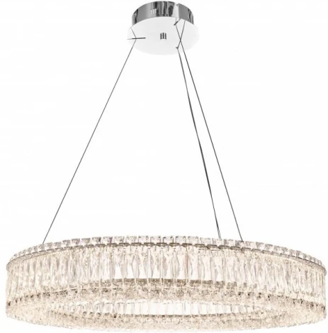 Подвесная люстра Fluorite Vetto FL1054-8P (LED, 220V, хрусталь, на тросе, круглые)