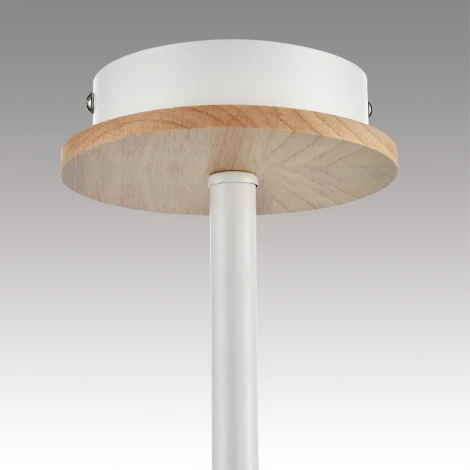 Потолочная люстра на штанге Lumion Irma 8246/5C белый, металл/дерево Е27 5*60W 220V