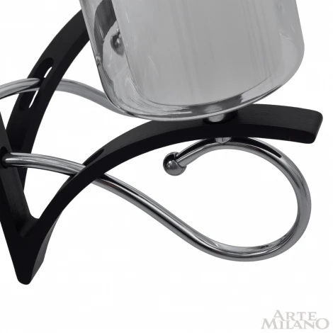 Подвесная люстра Arte Milano Florentia-9167 309167/5 Bk/Ni (220V, на цепи)