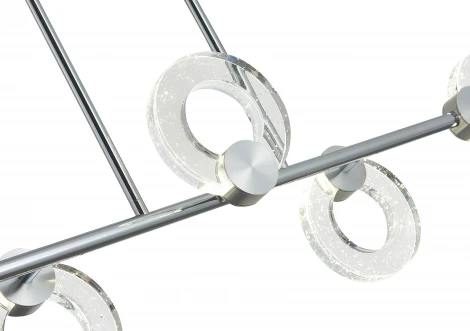 Потолочная люстра на штанге Simple Story 1083 1083-LED20PL (220V, хрусталь, кольцо)