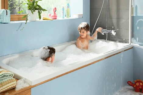 Душевая стойка Hansgrohe Croma 27687000 для ванны с душем, с термостатом