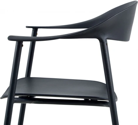 Стул Eila пластик черный Stool Group арт.УТ000039771
