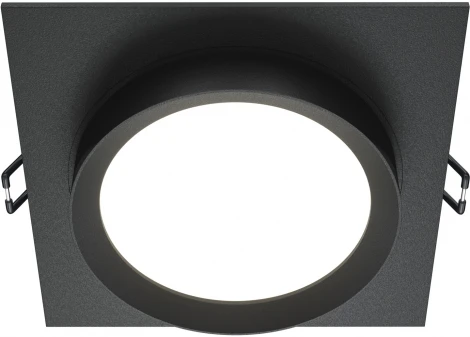 Встраиваемый светильник Hoop GX53 1x15Вт Maytoni Technical DL086-GX53-SQ-B (220V, круглые)