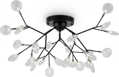 Люстра на штанге потолочная Florencia FR5049CL-27B (220V, лепестки)