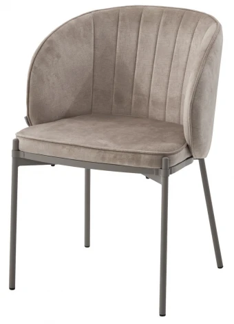 Стул ДИАНА (DIANA) цвет 207 античный бежевый, велюр / латте каркас M-City 64416