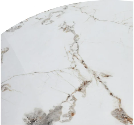 Стол M-City BUENO 120 GLOSS GOLDEN JADE SOLID CERAMIC / BLACK