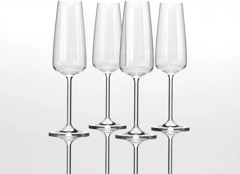 Хрустальные бокалы Dionys, шампанское (4 шт.) 0303/4 Strotskis