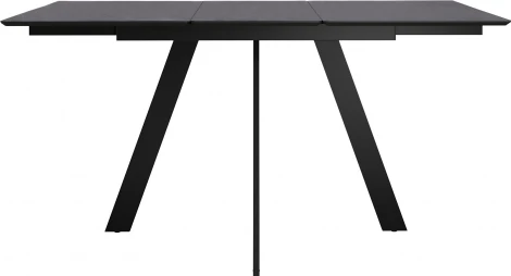 Стол DikLine DKD120, керамика 120(160)х80, мрамор бронза матовый, опоры черные (2 уп.) арт.00-00076075