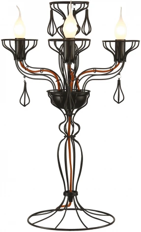 Интерьерная настольная лампа Arte Lamp Artefact A3225LT-3BK