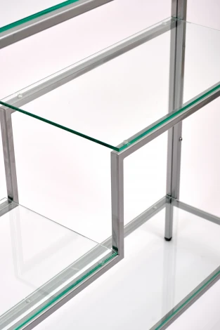 Консольный стол AllConsoles 1012-CS clear серебряный