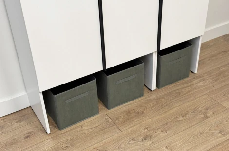 Шкаф однодверный L400 Баско Mebelson (ЛДСП/Светлое дерево) арт.173776,2552