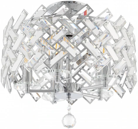 Потолочная люстра хрустальная на штанге Arte Milano Sorrento-7019 377019/5/50/390 CR (220V)