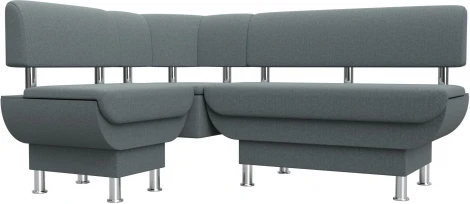 Диван кухонный угловой Альфа левый угол Лига Диванов (Рогожка) арт.123816L