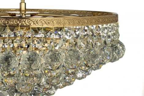 Потолочная люстра буше Arti Lampadari Castellana E 1.3.46.501 G (220V, хрусталь)