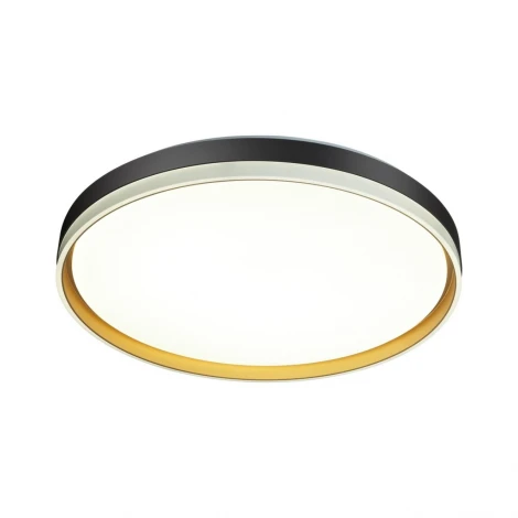 Настенно-потолочный светильник IP43 Sonex Savi 7619/ELN пластик/черн./золот. LED 76Вт 3000/4000/6000K