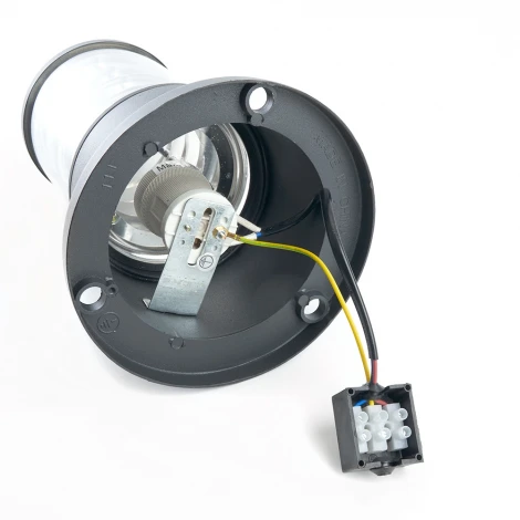 Наземный светильник Feron Сан-Франциско DH0800 41915 E27 черный (220V, круглые, IP54)