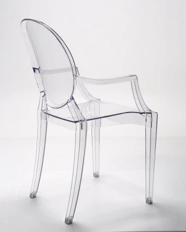 Стул Stool Group Victoria Ghost с подлокотниками прозрачный УТ000036010