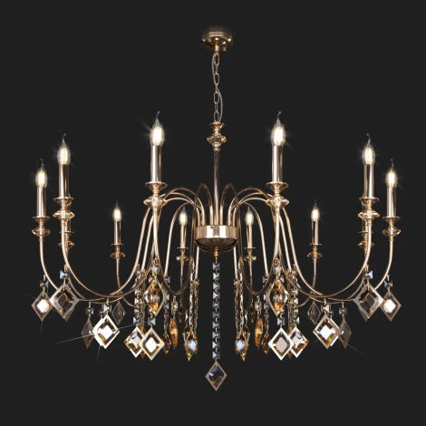 Подвесная люстра Eurosvet Telao 10120/12 золото