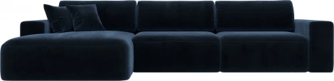 Диван угловой Лига-036 НПБ Классик Лонг левый угол Лига Диванов (Велюр) арт.127796L