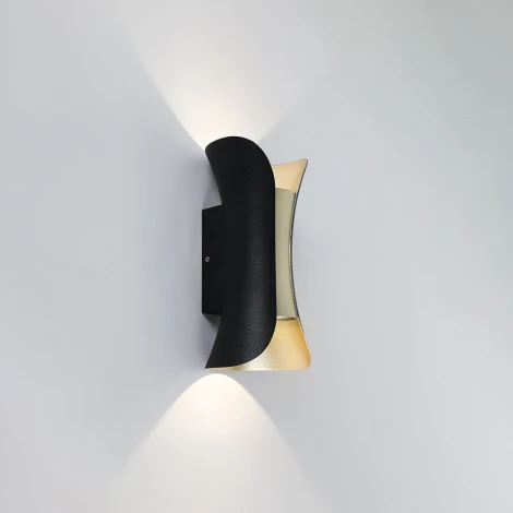 Настенный уличный светильник Arte Lamp Alba A6405AL-2BK (LED, 220V, IP54)