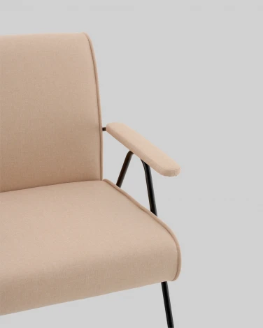 Кресло Эндино рогожка бежевый Stool Group арт.УТ000041562