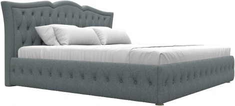 Кровать интерьерная Герда 200 (Серый/Рогожка) Лига Диванов арт.123072