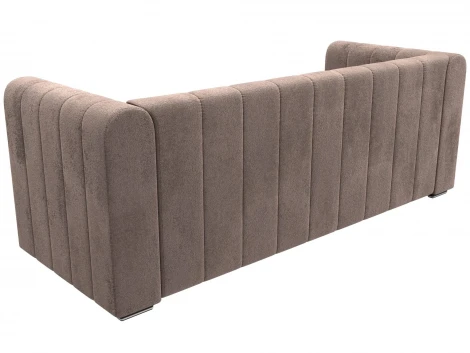 Диван прямой Лига-073 (ДСП,Фанера/Пластик/Велюр/Бежевый) Лига Диванов 129995