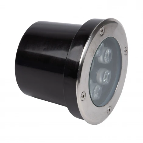Встраиваемый светильник уличный Uniel ULU-B11A-6W/RGB IP67 GREY (LED, 220V, круглые)