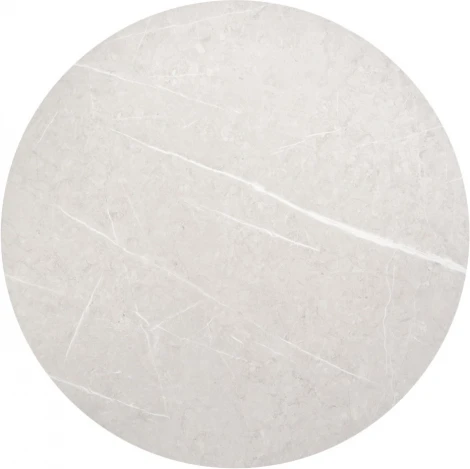 Набор кофейных столиков Bradex Home Tango бежевый мрамор с белыми ножками, 2шт (RF 0611)