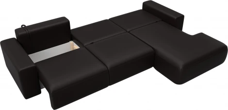 Диван угловой Лига-036 НПБ Классик Лонг правый угол Лига Диванов (Экокожа) арт.127790