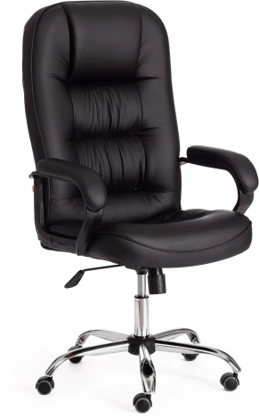 Кресло СН9944 (22) хром кож/зам, черный, 36-6 Tetchair 19467