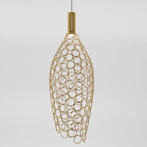 Подвесной светильник золото Eurosvet Ruche 90380/1 (LED, 220V, на проводе)