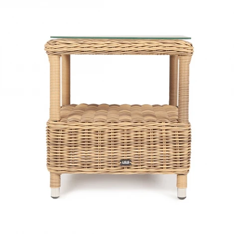 Столик кофейный из искусственного ротанга, цвет соломенный 4SIS Форио YH-S4676W-2