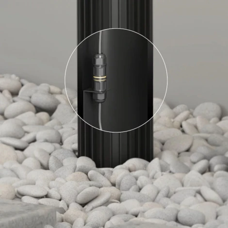 Наземный светильник светодиодный уличный Denkirs Farsun DK9728-BK (220V, круглые, IP65)