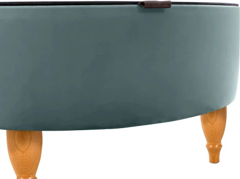 Стол журнальный Italia ОГОГО (арт.339994), (ЛДСП/Бирюзовый)