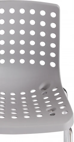 Стул SKALBERG (mod. C-084-A) / 2 шт. в упаковке Tetchair (Металл,Пластик/Серый) арт.24585