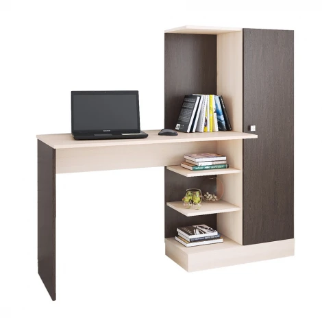 Стол компьютерный ТЭКС Квартет-6, венге