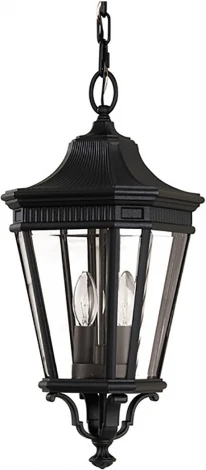 Подвесной уличный светильник Feiss FE-COTSLN8-M-BK (220V, на цепи, IP23)